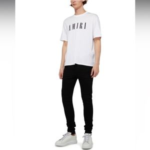 Amiri Black Stack Skinny Jeans For Men